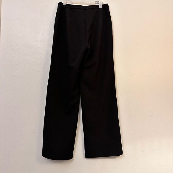 Tobi Wide Leg Trouser Pants Relaxed Fit Elegant Black Size Large - Picture 2 of 3